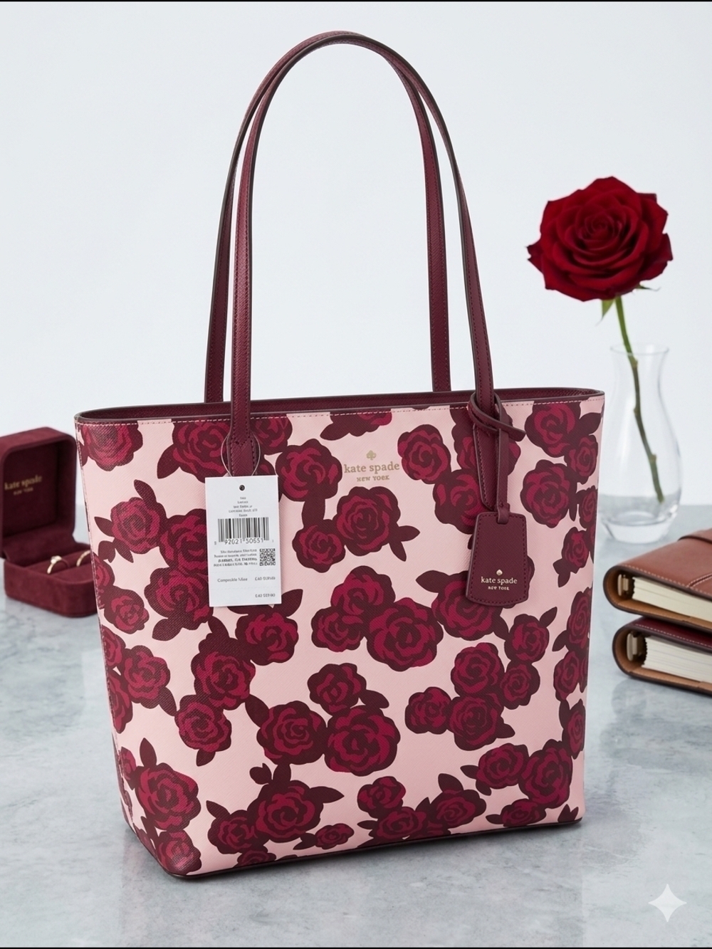 Kate Spade New York Brynn Tote – Rose Florets Print (NWT) - Picture 5 of 9
